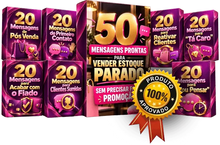 Mockup do pacote de mensagens